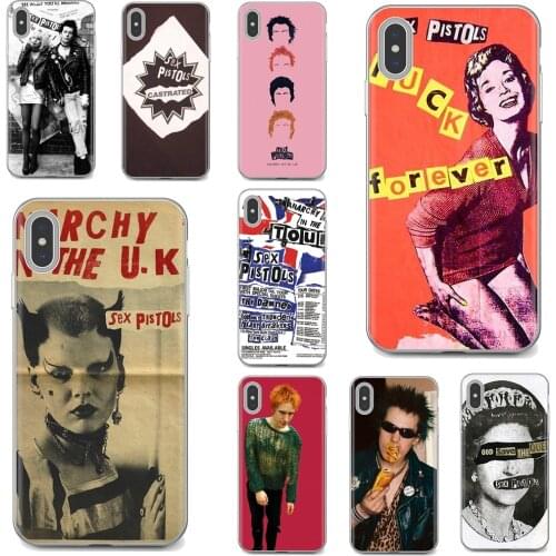 Sex Pistols Fawns 1975 London Band Soft Bag Case For iPhone iPod Touch 11 12 Pro 4 4S 5 5S SE 5C 6 6S 7 8 X XR XS Plus Max 2020