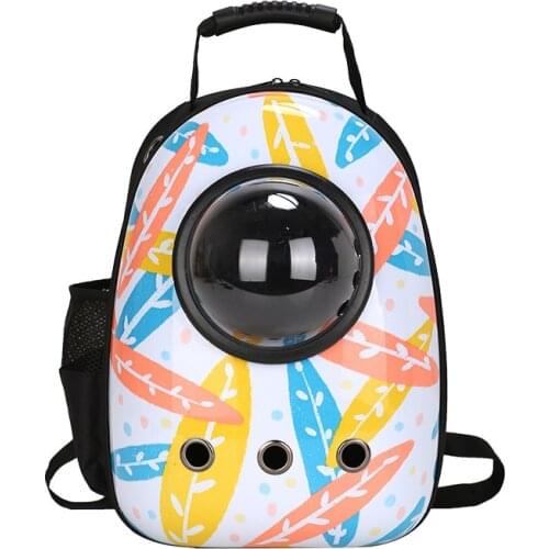 Bag cat backpack Out portable pet bag breathable pet travel backpack air box cat bag space transparent dog backpack cat designer