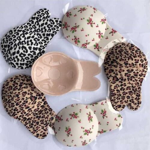 Plus Size 15cm Silicone Breathable Breast Lift Rabbit Ear Chest Patch Sticky Bra