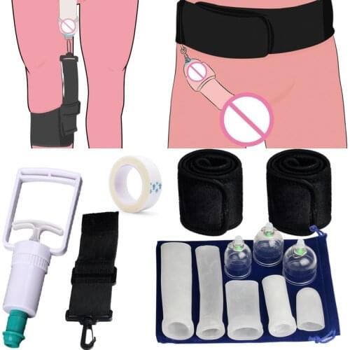 Sex Toy For Men Penis Pump ,phallosan Train Male Penis Extender Enlarger Enlargement Sleeve Masturbator with free Vibrator