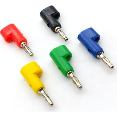 10PCS 5 color 4mm Banana Plug for BINDING POST Test Probes Speakers plug