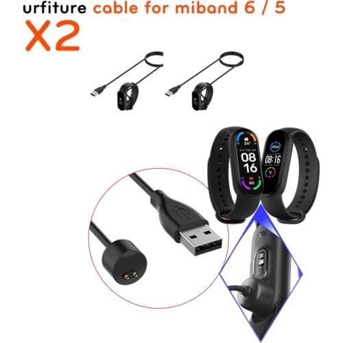 Urfiture 30cm Magnetic Cable Charger Quick Charging Dock For Xiaomi Mi Band 6 / 5 Multiple Layer Safety Protection 5V=700mA