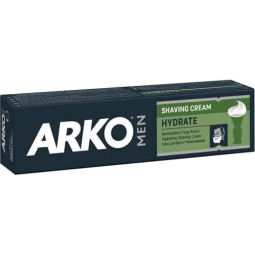 Arko Men Hydrate Shaving Cream 100 gr Men After Shave Natural Care Cream For Sensitive Skin