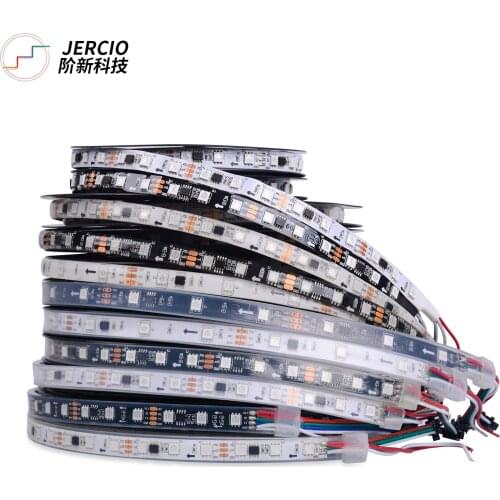 WS2811 WS2812B WS2813 WS2815 30/60/144Leds/m RGB LED Strip Individually Addressable Tape Light DC12V IP30/65/67