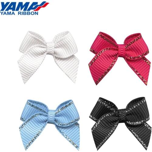 YAMA Bow Ribbons Wide 30mm±3mm High 26mm±3mm 200pcs/bag Grosgrain Ribbons for DIY Crafts Wedding Decoration Hair Accessories
