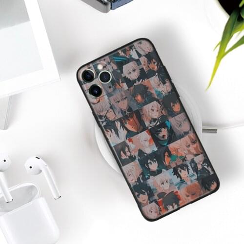 Yuichiro x mika seraph of the end art For IPhone Se 6 6s 7 8 Plus X XR XS 11 12 Mini Pro Max Glass TPU Silicone Phone Case Cover