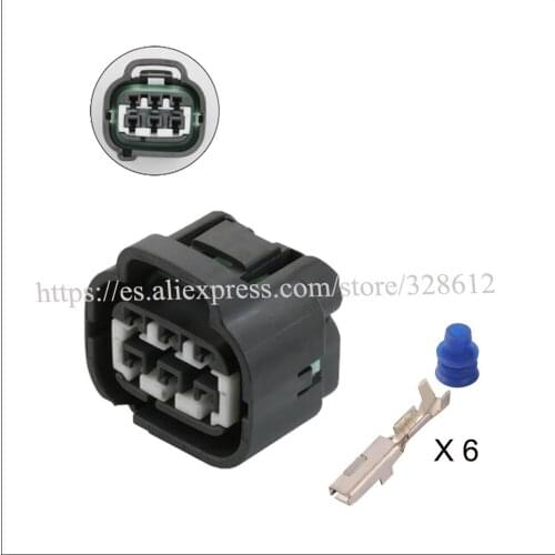 DJ7061FA-2.2-11/21 car wire male connector Harnes cable 6pin automotive plug Waterproof sheath Include terminal seal Lamp socket