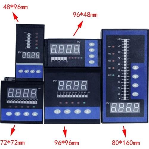 1 channel temperature input 4 relay output panel type temperature controller with 4 relay output can connect with 1 sensor