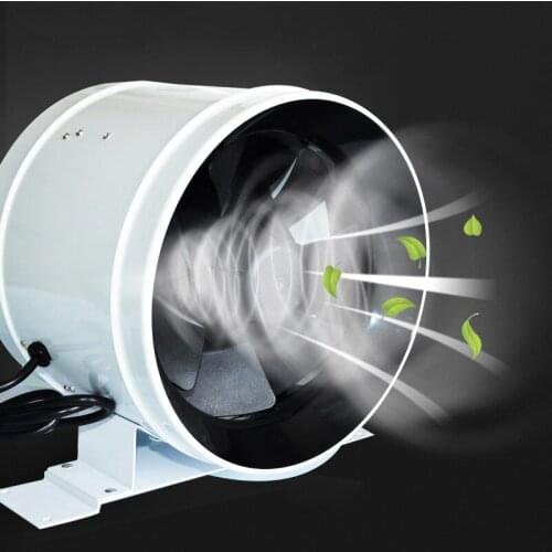 Ventilator 10 Inch 150W Variable Frequency Circular Duct Fan Greenhouse Kitchen Exhaust Fan