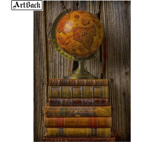 5d diamond painting book globe globe full square diamond art mosaic resin 3d round drill canvas embroidery