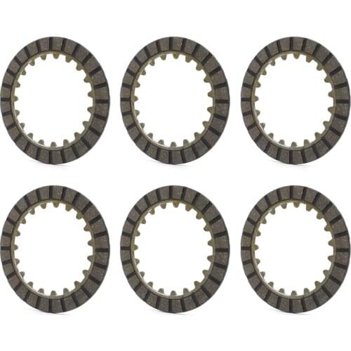 6 Piece ATV Parts Clutch Friction Plates Set For Yamaha Badger Raptor Grizzly YFM 80 50 YFM80 YFM50 YAM-DISK