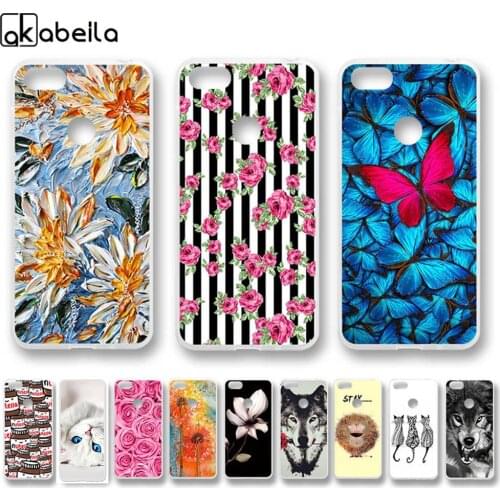 AKABEILA Case For TP-LINK Neffos C9A Cases Silicone Flamingo Cover For TP-LINK Neffos C9 TP707A TP707C TP706A TP706C Covers