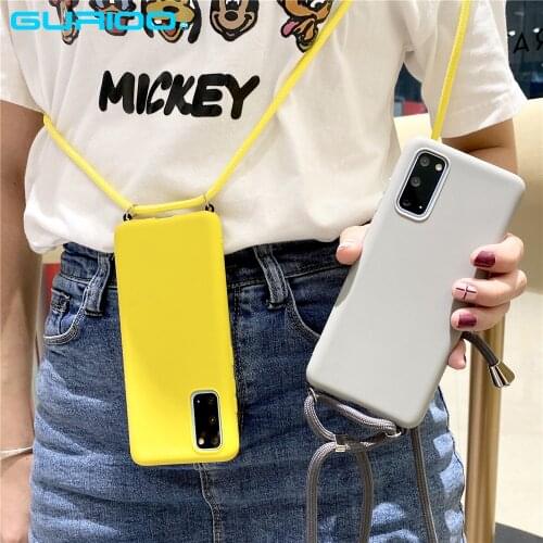 Crossbody Lanyard Strap Case for Samsung Galaxy A01 A11 A31 A41 A51 A71 A81 A21S A10S A20S A10 A30 A50 A70 Necklace Rope Cover
