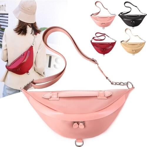 Holographic Waist Bags Women Yellow Fanny Pack Female Belt Black Solid Color Waist Packs Chest Phone Pouch