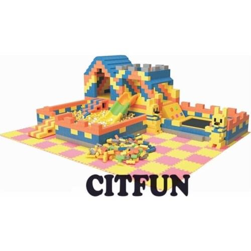 Play center kids EPP soft foam large building blocks indoor playground;EPP block park