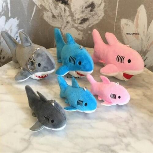 7cm and 18CM 2Shapes - Shark Plush Stuffed Toy , Key chain DOLL TOY