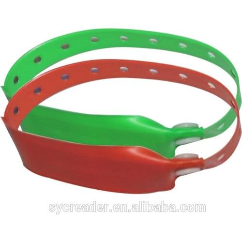 Customized PVC wristbands plastic bracelets wrist bands