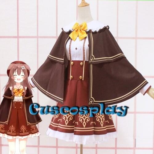 VTuber Inugami Korone Cosplay Costume Women Cute Uniforms Lolita Dress Halloween Carnival Costumes Fancy Suit Anime Outfits