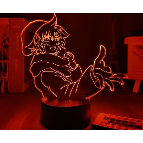 Manga Led Your Turn To Die Shin Tsukimi Anime Figures Kids Bedroom Night Lamp Free Shipping For Bedroom Table Lamp Neon Sign 3D