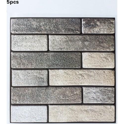 DIY Self Adhensive 3D Brick Wall Stickers Living Room Decor Waterproof Wall Covering Wallpaper For TV Background Kids Room