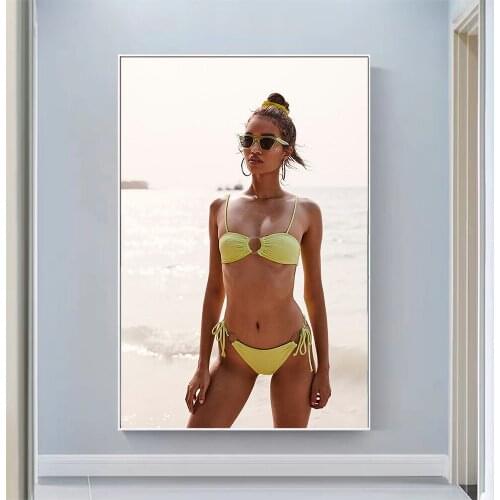 Silk Cloth Wall Poster Ellen Rosa Art Home Decoration Gift