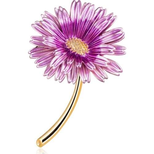 XIAONIANSHI Enamel Daisy Pins Summer Fashion Brooch Women and Men Unisex Brooches Sunflower Accessories 3 Colors Choose New 2019