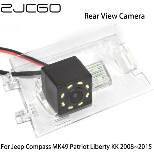 ZJCGO HD Car Rear View Reverse Back Up Parking Waterproof Night Vision Camera for Jeep Compass MK49 Patriot Liberty KK 2008~2015