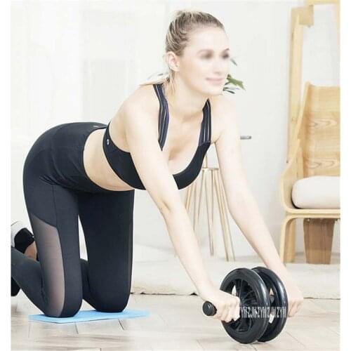 ZX-E55 Double Wheel Power Roller Multifunctional Ab Roller Ab Coaster Abdominal Muscle Wheel Abdominal Indoor Fitness Equipment