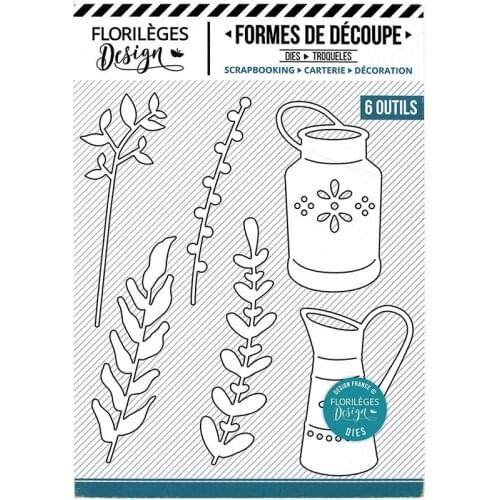 2021 AliliArts Metal Cutting Dies Leaf branch & kettle diy Scrapbooking Photo Album Decorative Embossing PaperCard Crafts Die