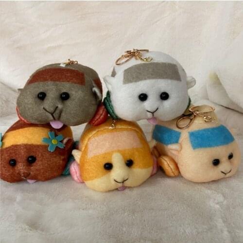 2021 New Anime PUI PUI Guinea Pig Car Cosplay DIY Handmade Accessories Plush Doll Keychain Kids Toy Halloween Pendant Pillow