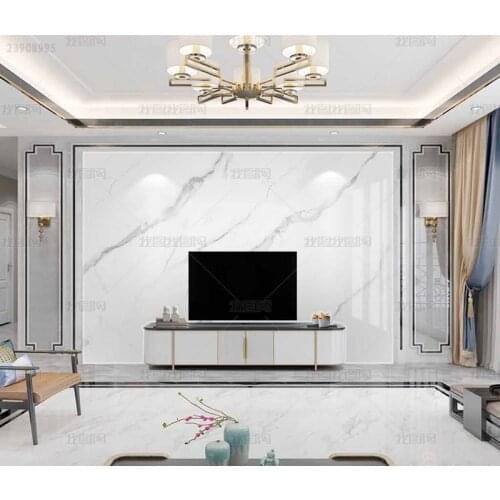3D minimalist wallpaper bedroom living room sofa TV white marble background wall mural clothing store papel DE parede Waterproof