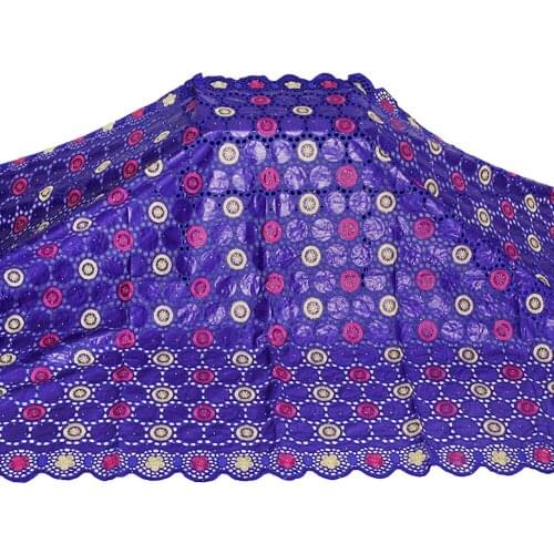 Bazin Riche Cotton Fabric African Ankara Fabrics Embroidery Textile tecidos para costura 2020 High Quality Wedding Bazin 5 yards