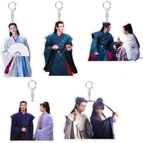 WORD OF HONOR Keychain Man Acrylictkey Chain Women Key Ring Chain for Pants Kids Pendant High Quality Key Holder Fashion Brelok