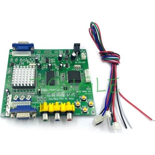 GBS-8200 Video Converter CGA / EGA / YUV / RGB PARA VGA Jogo De Arcade Jamma Monitor De LCD