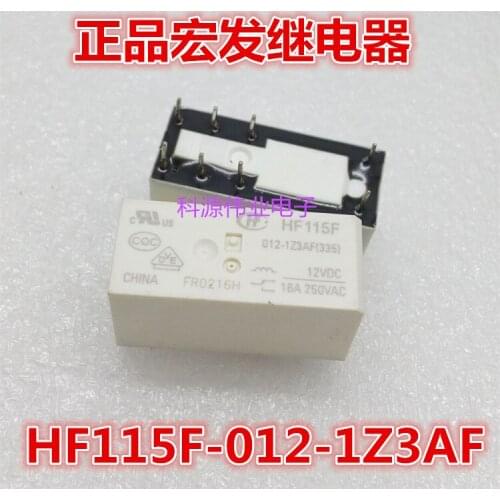 HF Relay HF115F-012-1Z3AF HF 16A/8PIN