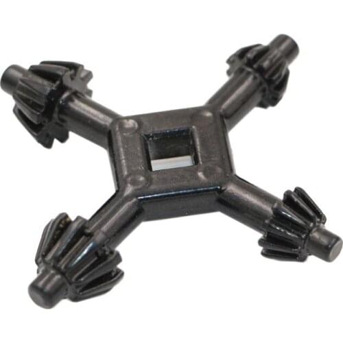 HOEN 1pc 4 in 1 Multi-function Alloy Key Wrench Four-way Drill Chuck Key Drill Wrenchs Cross Spanner Hand Tool Set