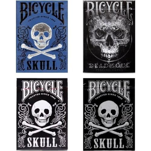 Bicycle Skull Series Playing Cards USPCC Dead Soul Deck Poker Size Magic Card Games Magic Tricks Props for Magician