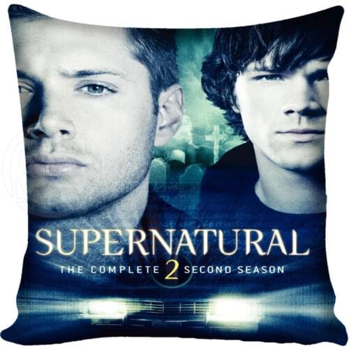 Custom Supernatural Pillowcase Square Zippered Home Decorative Pillow Cover Two Sides Printed 35X35 40X40 45X45 60X60