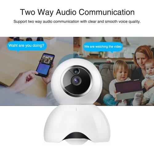 Indoor EWelink Wifi Camera Baby Monitor Wireless IP camera Two way Audio Mini Night Vision LAN network smart home