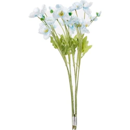 Simulation Flower Fake False Plastic Plants Garden Outdoor Home / Banquet Decorations For Wedding Decoration Artificial Poppies