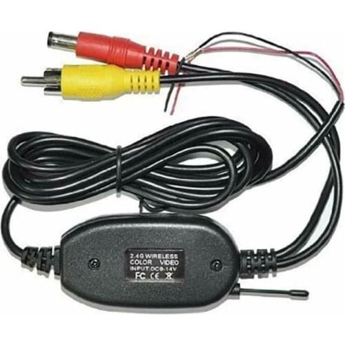 2.4G Wireless Camera Video Transmitter Receiver Kit for Car Rear View Camera and DVD Monitor Screen Reverse Backup Rearview Cam