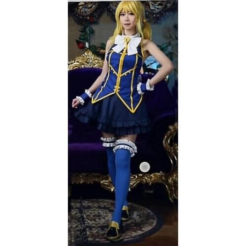 Fairy Tail Lucy Heartfilia Cosplay Costume Custom Made