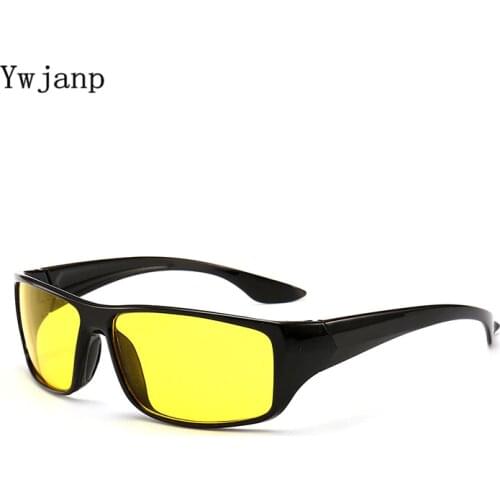 Ywjanp Sunglasses Men Night Vision Night Sports Sun glasses Brand Designer Driving Enhanced Light anti-glare Glasses UV400