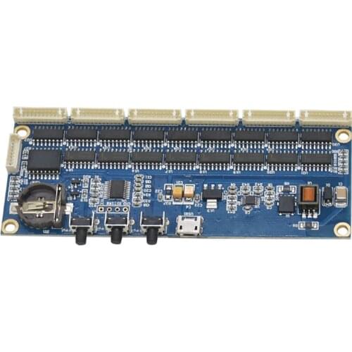 Diy in 14 Qs30 In12 Nixie Tube Digital Clock Kit 5V Module Board with Flat Cable