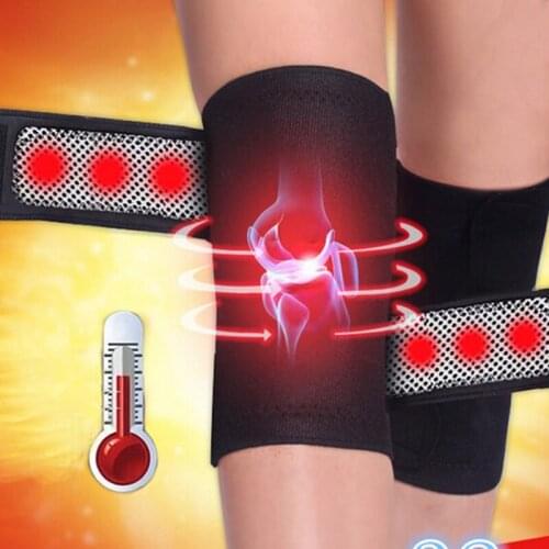 200Pair Tourmaline Self-Heating Knee Pads Far Infrared Magnetic Therapy Spontaneous Heating Pad Health Care Braces