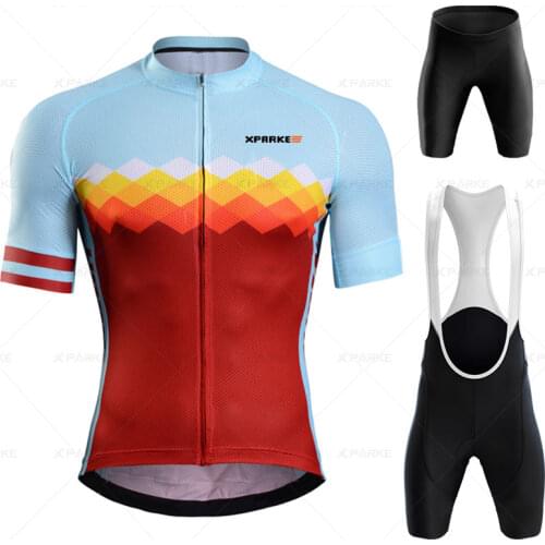 New 2020 Cycling Set Man Cycling Jersey Short Sleeve Bicycle Clothing Kit Mtb Bike Wear Triathlon Uniforme maillot ciclismo