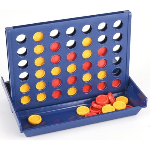 Newest Connect 4 Game Classic Master Foldable Kids Children Line Up Row Board Puzzle Toys Gifts Board Game