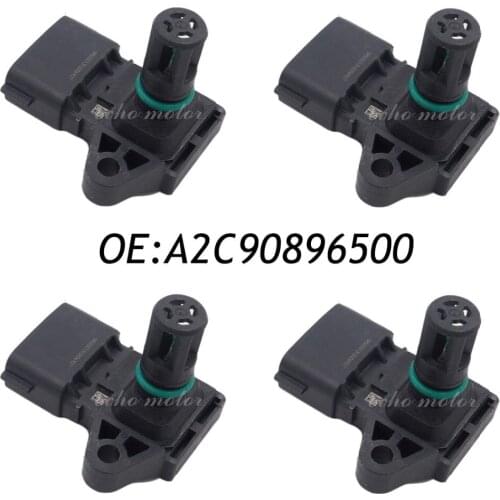 New 4PCS Intake Manifold Absolute Pressure MAP Sensor A2C90896500 4Pins High Quality
