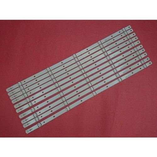 New Kit 10 PCS 610mm LED Backlight strip for Vizio E60-E3 SVG600A30_Rev00_5LED_160602