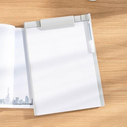 A5 Clipboard Writing Sheet Pad Multifunctional Clip Board File Folders Document Holders Plastic Note Board Office Stationery